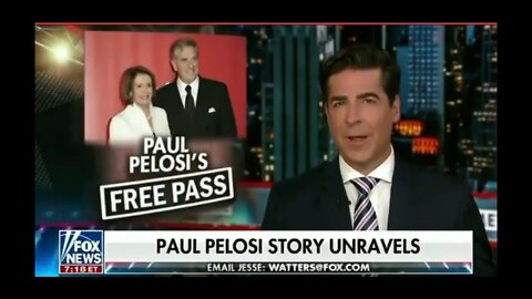 Fox News host Jesse Watters covers some previously unknown details about Nancy and Paul Pelosi...