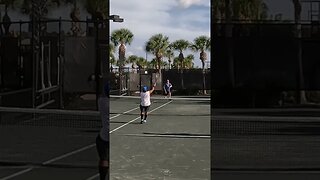 open court can be the easier target #short #fltennis