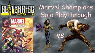 Shadowcat vs Sabretooth & the Brotherhood Solo Playthrough