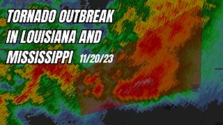 Tornado outbreak and damaging winds in Louisiana and Mississippi!