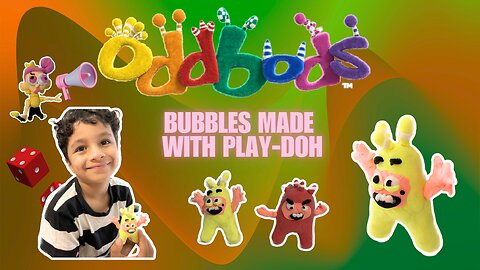 Learn to make Bubbles oddbods from Play-doh | Play-doh Cartoons | Clay art for kids | Oddbods Clay