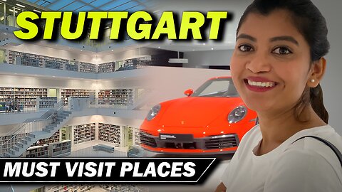 A Day in Stuttgart 🇩🇪: Exploring Porsche Museum and City Library | Stuttgart's Top Tourist Spots