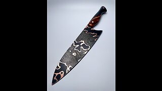 Damascus with Copper Shim Chef’s Knife