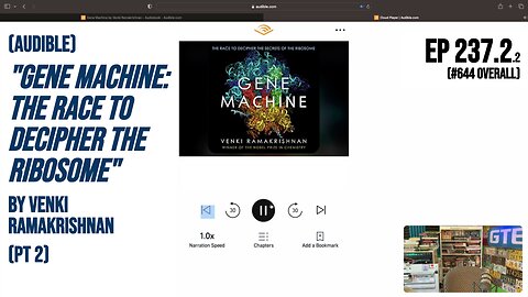 (Audible) "Gene Machine: The Race to decipher the Ribosome" by Venki Ramakrishnan (pt 2)