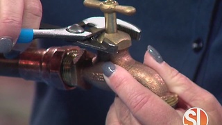 Ben Franklin Plumbing shows us how to fix leaky pipes