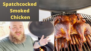 Spatchcocked Smoked Chicken