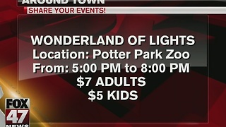 Around Town 12/22/16: Wonderland of Lights at Potter Park Zoo