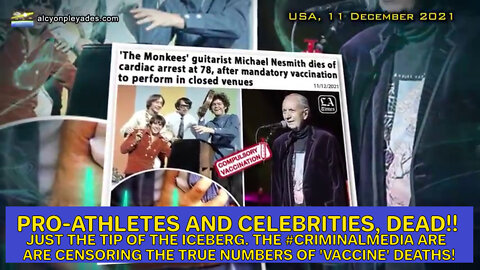 PRO-ATHLETES, CELEBRITIES, DEAD! AND THE #CRIMINALMEDIA ARE HIDING THE TRUE 'VACCINE' DEATH STATS!