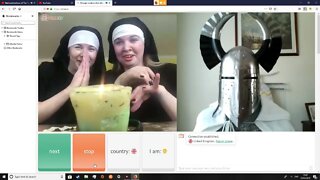 Omegle: Teutonic Knight Meets The Sisters