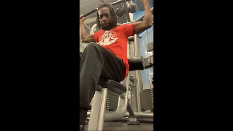 Back muscles exercises at the gym