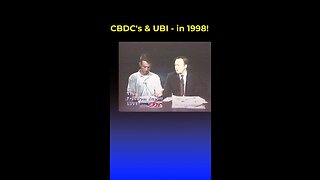 CBDC’S & Universal Basic Income In 98’ Explained By Young Alex Jones