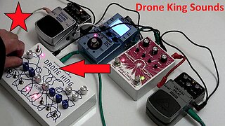 Alien Planet Sounds - Drone King Thru Behringer VD400 Astral Destiny Zoom MS-70CDR & DR600 Pedals