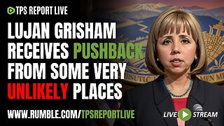 New Mexico governor Michelle Grisham stopped in her tracks