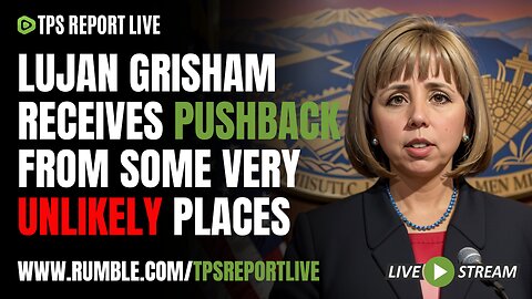 New Mexico governor Michelle Grisham stopped in her tracks