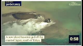 New island emerges off Japan after volcanic eruption