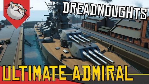 MONTE seu Próprio NAVIO DE GUERRA - Ultimate Admiral: Dreadnought [Gameplay Português PT-BR]