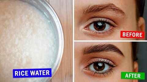 How to Grow Thick Eyebrows Using Rice Water