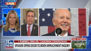 Rep Darrell Issa: Biden Impeachment By September!