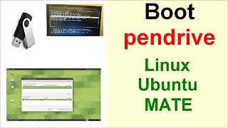 Como criar um pendrive de boot no Linux Ubuntu MATE. Criador de discos de inicialização