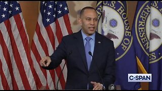 Rep Jeffries Claims House GOP Are The Party Of Insurrection, Impeachment