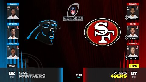 Madden 24 Year 2 Game Divisional Panthers Vs 49ers