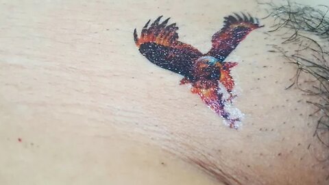 Temporary Tattoo in Body
