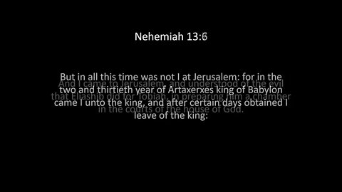 Nehemiah Chapter 13