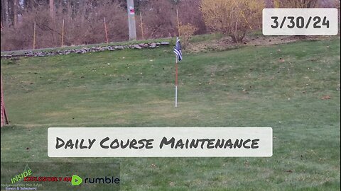 Why we don't cut our Greens before it rains | 3/30/24 Daily Course Maintenance