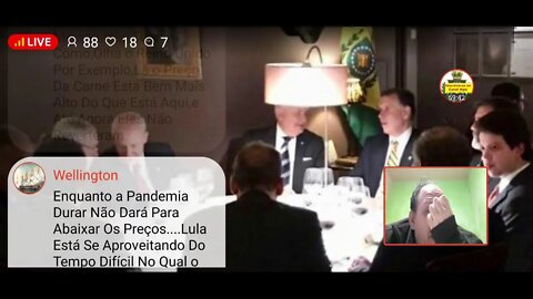 Live : Povo acha que Lula vai dar picanha e cerveja?