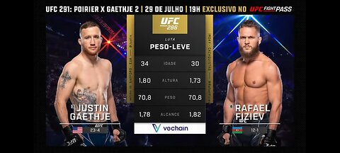 Justin Gaethje x Rafael Fiziev | LUTA COMPLETA |UFC 291