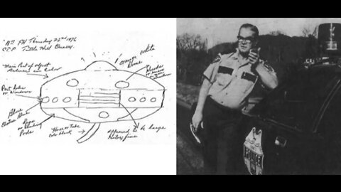 Police officer George Wheeler talks about witnessing a UFO in Elmwood, Wisconsin, April 22, 1976