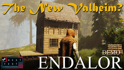 ENDALOR | Co-Op Medieval Valheim-Like Survival Craft | Next Fest Demo