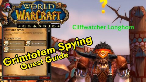 Grimtotem Spying Quest Guide | Thousand Needles World of Warcraft Classic