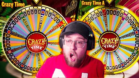 I PLAYED BOTH CRAZY TIME WHEELS AT THE SAME TIME!