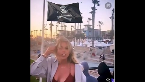 OAN Contributor Alison Steinberg raging in Huntington Beach to find the city flying a Pride flag