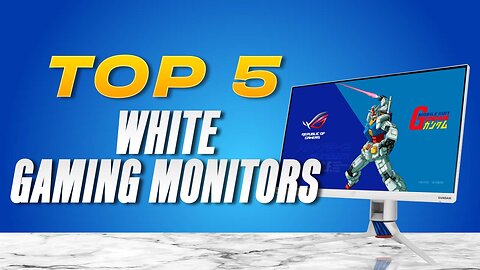 TOP 5 Best WHITE Gaming Monitors in (2023)