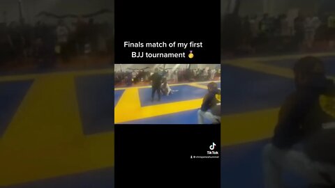 Finals match of my 1st BJJ tournament