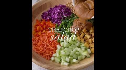vegan THAI CHOP salad