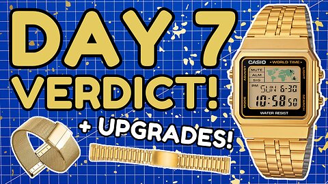☝ 1-WEEK Casio A500W Review + Results & ANNOUNCEMENT! 📢