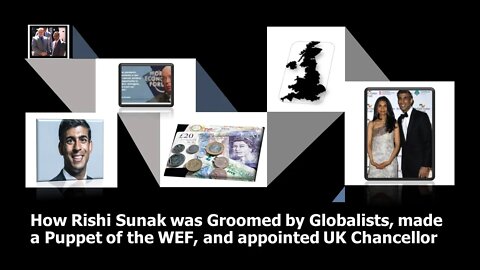 How Rishi Sunak was Groomed by Globalists, made a Puppet of the WEF, and appointed UK Chancellor