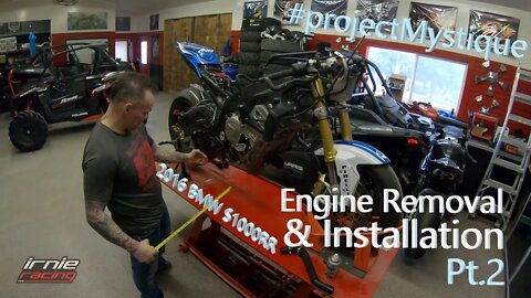 S1000RR Engine Removal & Installation Series Pt.2 #projectMystique | Irnieracing