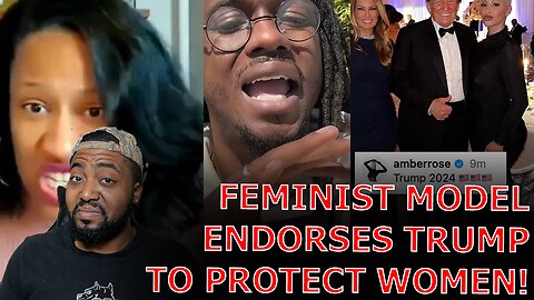 Liberals MELTDOWN Over Feminist Model ENDORSING Trump For Protecting Women's Rights In Sports!