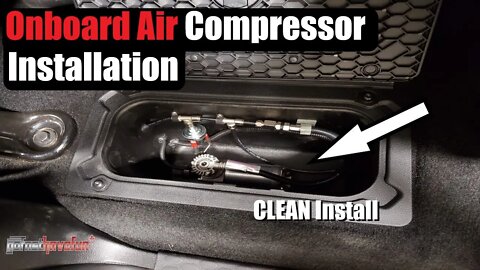 Onboard Air Compressor Installation (Airlift Load Controller) | AnthonyJ350