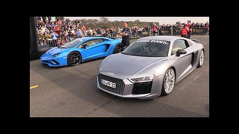 Audi R8 V10 Plus vs Lamborghini Aventador