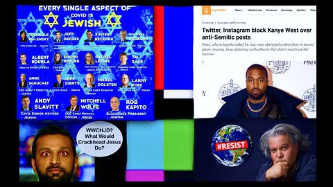 Kanye West Airs Antisemitic Farce Hiding Jewish Crimes Against Humanity Slavery Killer Covid Vaccine