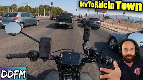 Riding A Motorcycle In Town / RAW DDFM