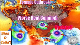 Tropical Update, Worse Heat Coming! Tornado Outbreak! - The WeatherMan Plus Weather Channel