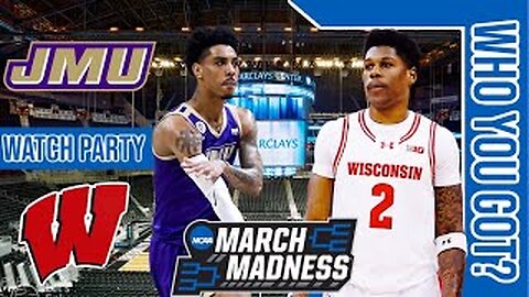 James Madison Dukes vs Wisconsin Badgers| Play by Play Stream | NCAA 2023 RD64