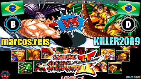 Samurai Shodown II (marcos.reis Vs. KILLER2009) [Brazil Vs. Brazil]