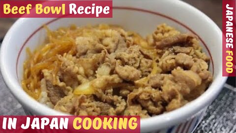 👨‍🍳 Japanese Cooking | Beef Bowl Recipe | BEST FAST FOOD IN JAPAN! 😋